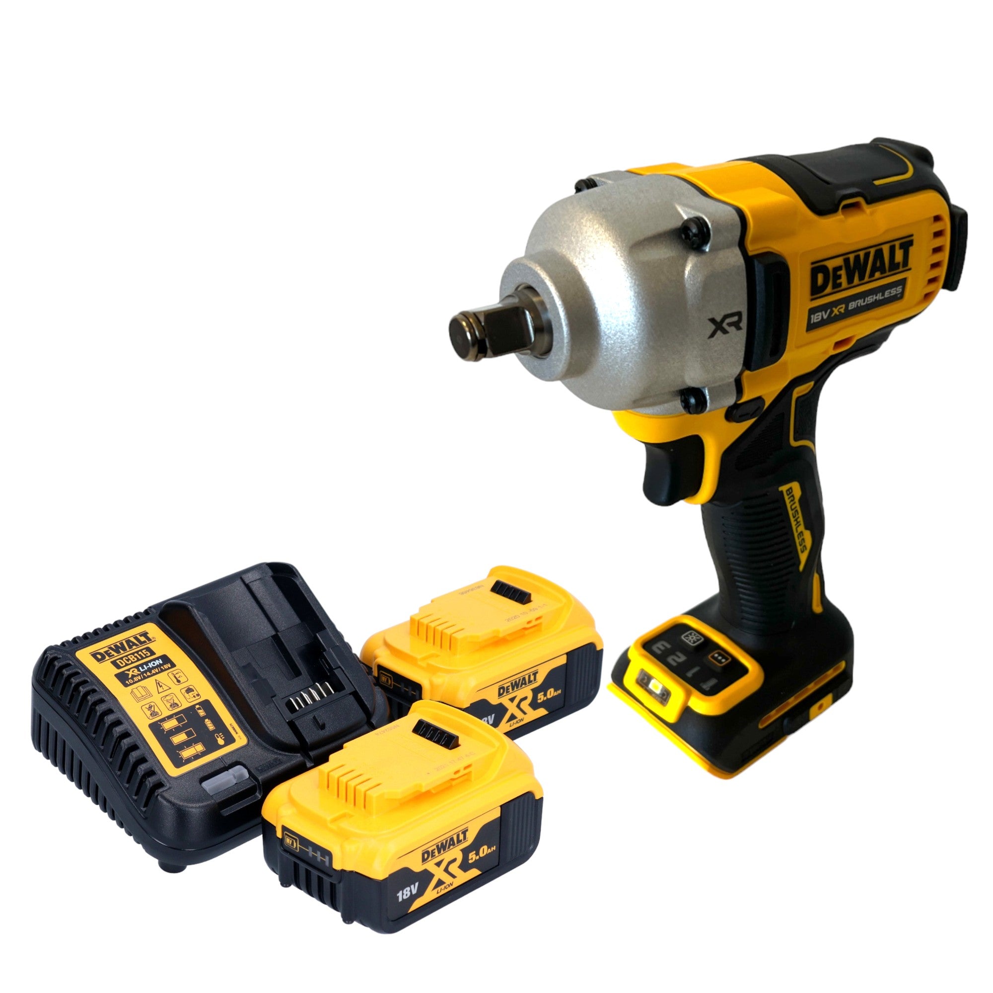 DeWalt DCF 891 P2 Akku Schlagschrauber 18 V 1084 Nm 1 2 Brushless 2x Akku 5 0 Ah Ladegeraet 0 - toolbrothers