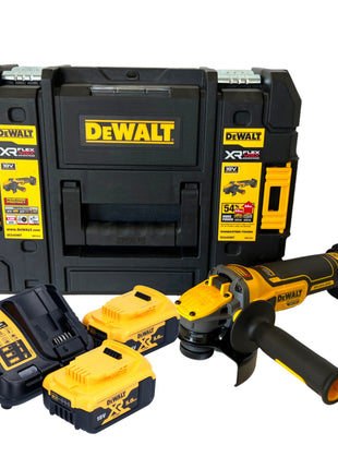 DeWalt DCG 409 P2T Meuleuse d'angle sans fil 18 V 125 mm Brushless + 2x batterie 5,0 Ah + chargeur + TSTAK