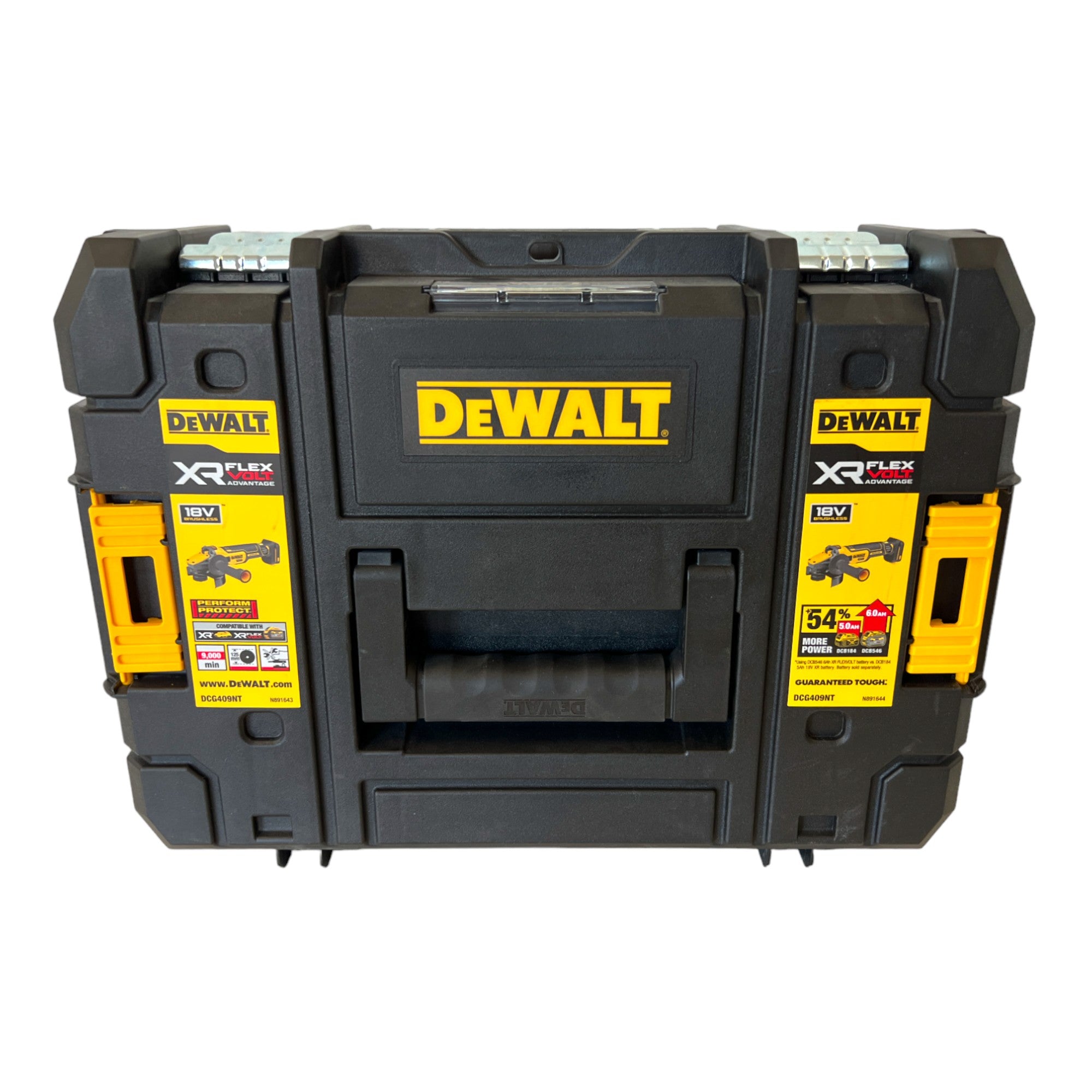 DeWalt DCG 409 H1T Akku Winkelschleifer 18 V 125 mm Brushless 1x Powerstack Akku 5 0 Ah Ladegeraet TSTAK 2 - toolbrothers