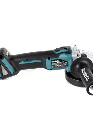 Makita DGA 511 ZJ Akku Winkelschleifer 18 V 125 mm Brushless + Makpac - ohne Akku, ohne Ladegerät