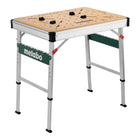 Metabo MWB 100 Multifunktionstisch ( 626991000 ) mobile Werkbank robuste MDF-Tischplatte