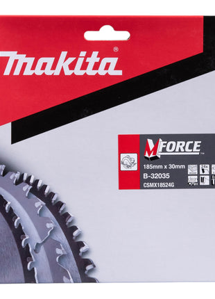 Tarcza pilarska Makita M-FORCE 185 x 30 x 2,0 mm 24 zęby ( B-32035 ) do drewna