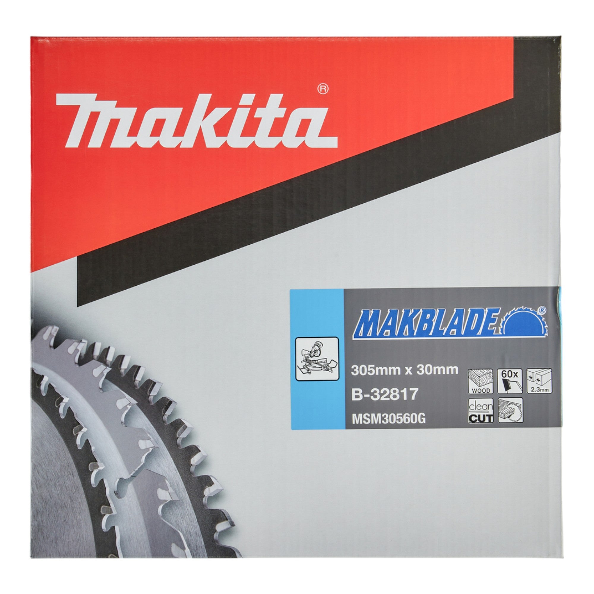 Makita MAKBLADE Kreissaegeblatt 305 x 30 x 2 3 mm 60 Zaehne B 32817 fuer Holz 2 - toolbrothers