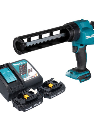 Makita DCG 180 RY Pistolet à cartouche sans fil 18 V + 2x batterie 1,5 Ah + chargeur