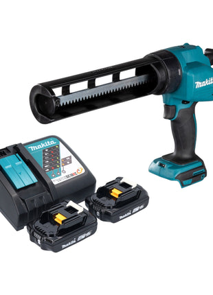 Makita DCG 180 RA Pistolet à cartouche sans fil 18 V + 2x batterie 2,0 Ah + chargeur