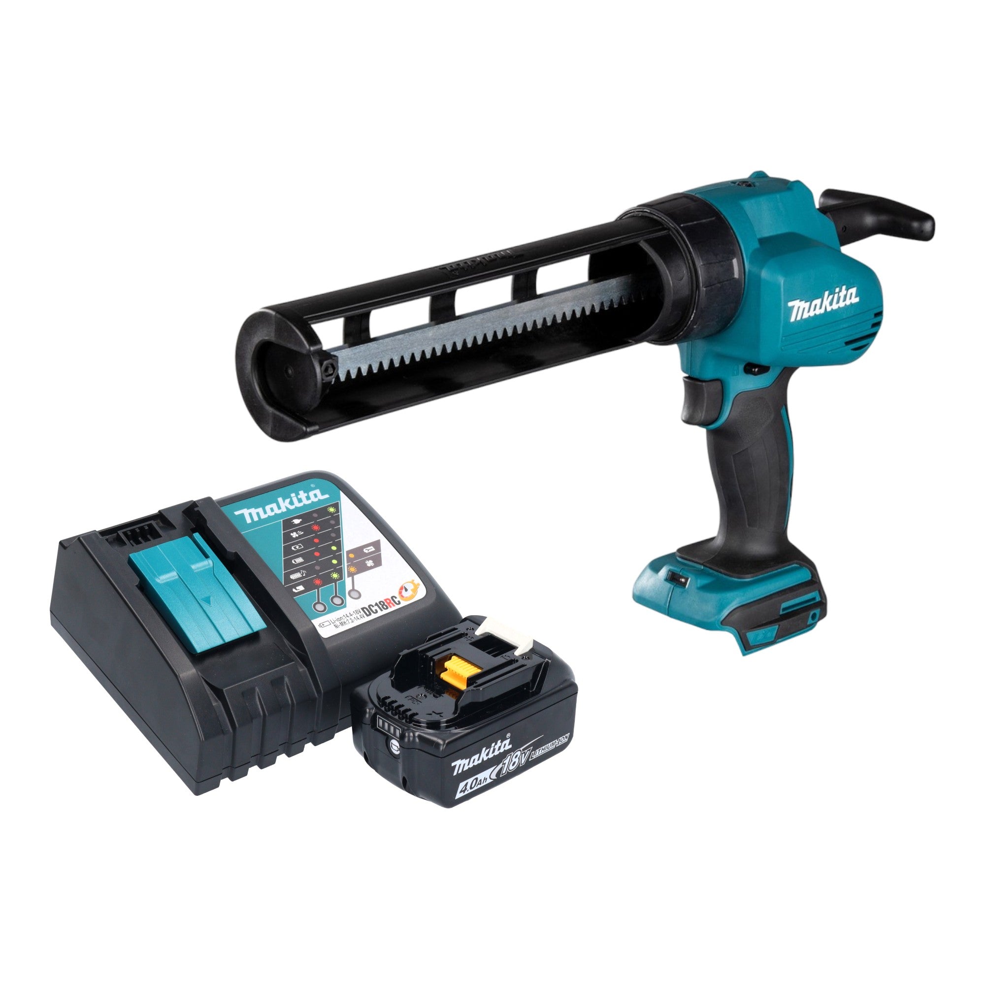 Makita DCG 180 RM1 Akku Kartuschenpistole 18 V 1x Akku 4 0 Ah Ladegeraet 0 - toolbrothers
