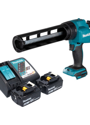 Makita DCG 180 RG Akku Kartuschenpistole 18 V + 2x Akku 6,0 Ah + Ladegerät