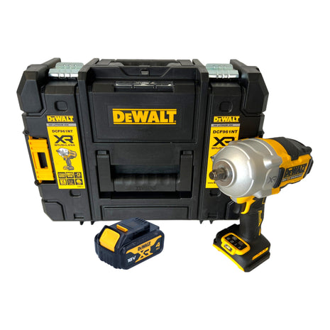 Akumulatorowy klucz udarowy DeWalt DCF 961 NT 18 V 1632 Nm 1/2" bezszczotkowy + 1x akumulator 4,0 Ah + TSTAK - bez ładowarki