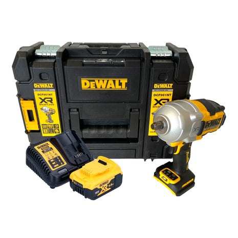 DeWalt DCF 961 P1T cordless impact wrench 18 V 1632 Nm 1/2" brushless + 1x rechargeable battery 5.0 Ah + charger + TSTAK