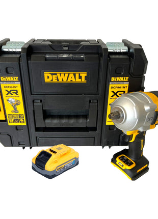 Llave de impacto a batería DeWalt DCF 961 NT 18 V 1632 Nm 1/2" sin escobillas + 1x batería Powerstack 5,0 Ah + TSTAK - sin cargador