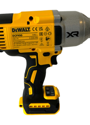 Akumulatorowy klucz udarowy DeWalt DCF 900 E1T 18 V 1396 Nm 1/2" + 1x akumulator Powerstack 1,7 Ah + ładowarka + TSTAK