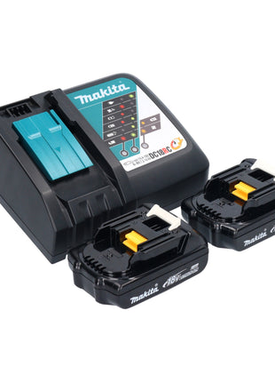 Makita DKT 360 RY2 Bouilloire sans fil 36 V ( 2x 18 V ) 0,8 L + 2x batterie 1,5 Ah + chargeur