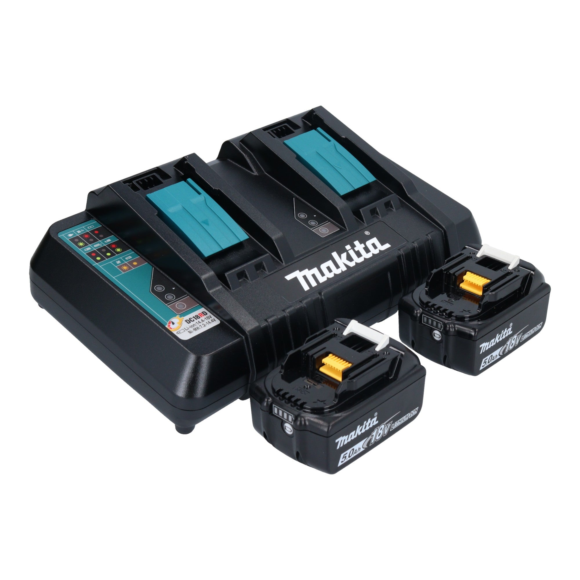 Makita DKT 360 PT2 Akku Wasserkocher 36 V 2x 18 V 0 8 L 2x Akku 5 0 Ah Doppelladegeraet 3 - toolbrothers