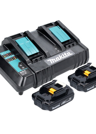 Bouilloire à batterie Makita DKT 360 CY2 36 V (2x 18 V) 0,8 L + 2x batterie 1,5 Ah + double chargeur