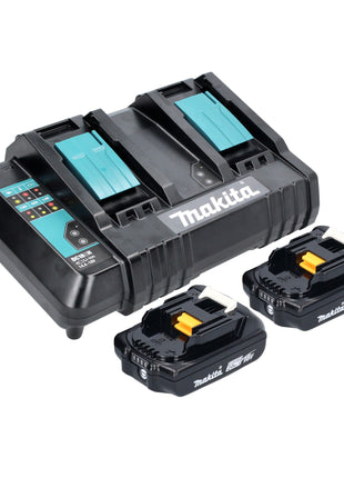 Bouilloire à batterie Makita DKT 360 CA2 36 V (2x 18 V) 0,8 L + 2x batterie 2,0 Ah + double chargeur