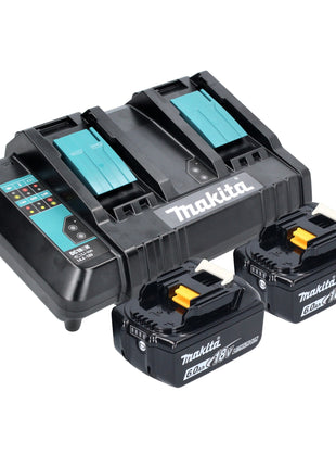 Makita DKT 360 CG2 Bouilloire sans fil 36 V ( 2x 18 V ) 0,8 L + 2x batterie 6,0 Ah + chargeur double