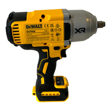 Llave de impacto a batería DeWalt DCF 900 NT 18 V 1396 Nm 1/2" + 1x batería Powerstack 5,0 Ah + TSTAK - sin cargador