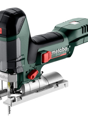 Sierra de calar a batería Metabo ST 18 LT 130 BL 18 V 130 mm sin escobillas + 2 baterías 2,0 Ah + cargador