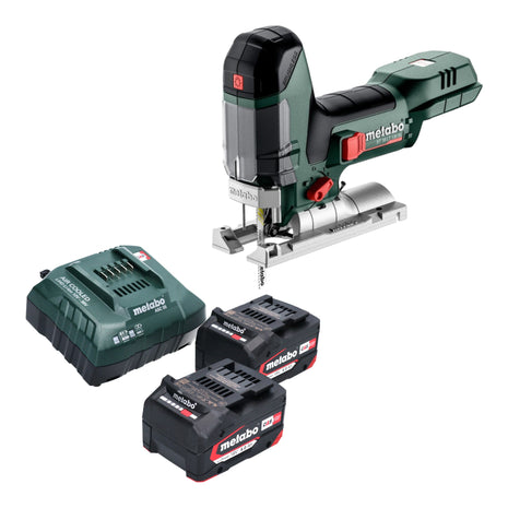 Metabo ST 18 LT 130 BL Scie sauteuse sans fil 18 V 130 mm Brushless + 2x batterie 4,0 Ah + chargeur