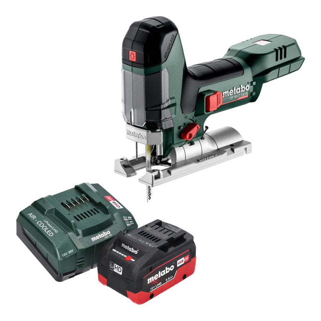 Metabo ST 18 LT 130 BL cordless jigsaw 18 V 130 mm brushless + 1x LiHD battery 5.5 Ah + charger