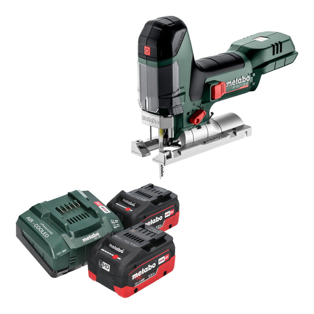 Metabo ST 18 LT 130 BL cordless jigsaw 18 V 130 mm brushless + 2x LiHD battery 5.5 Ah + charger