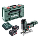 Metabo ST 18 LT 130 BL sierra de calar sin cable 18 V 130 mm sin escobillas + 2x batería 4,0 Ah + cargador + metabox
