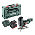 Metabo ST 18 LT 130 BL cordless jigsaw 18 V 130 mm brushless + 2x LiHD battery 4.0 Ah + charger + metabox