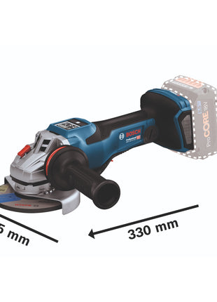 Bosch GWS 18V-15 PSC Professional amoladora angular a batería 18 V 125 mm BITURBO sin escobillas + 1x batería 5,0 Ah + L-Boxx - sin cargador