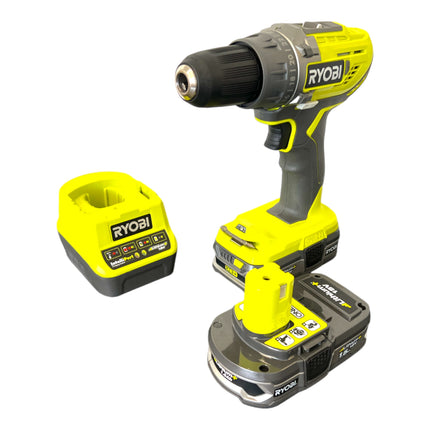 Taladro atornillador a batería Ryobi R18DD3-215S 18 V 50 Nm ( 5133003774 ) + 2x batería 1.5 Ah + cargador + bolsa