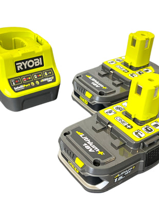 Ryobi R18DD3-215S Perceuse-visseuse sans fil 18 V 50 Nm ( 5133003774 ) + 2x batterie 1,5 Ah + chargeur + sacoche