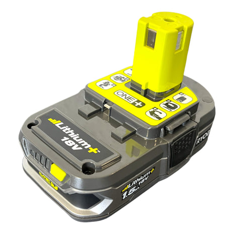 Ryobi RB18L15 Batterie 18 V 1,5 Ah / 1500 mAh Li-Ion ONE+ ( 5133001905 ) avec indicateur de charge