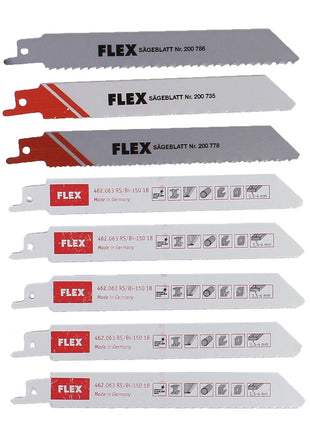 Flex RS 11-28 Säbelsäge 1100W im Koffer + 8x Sägeblätter ( 456.985 ) - Toolbrothers