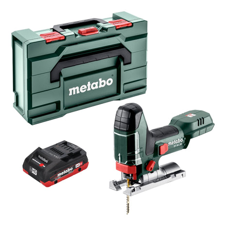 Metabo ST 18 L 90 seghetto alternativo a batteria 18 V 90 mm + 1x batteria LiHD 4,0 Ah + metabox - senza caricabatterie