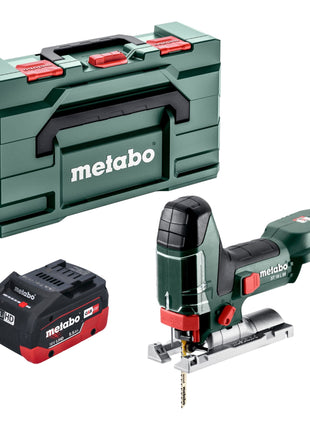 Sierra de calar a batería Metabo ST 18 L 90 18 V 90 mm + 1x batería LiHD 5,5 Ah + Metabox - sin cargador