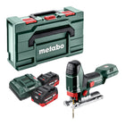 Metabo ST 18 L 90 cordless jigsaw 18 V 90 mm + 2x LiHD battery 5.5 Ah + charger + metabox