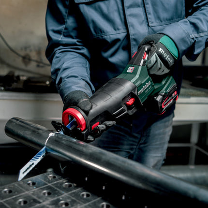 Metabo SSEP 18 LT cordless reciprocating saw 18 V 32 mm + 2x LiHD battery pack 4.0 Ah + charger + Metabox