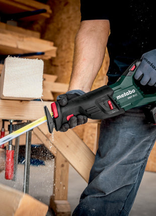 Metabo SSEP 18 LT Scie sabre sans fil 18 V 32 mm + 1x batterie LiHD 10,0 Ah + Metabox - sans chargeur