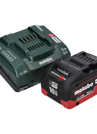 Metabo SSEP 18 LT Scie sabre sans fil 18 V 32 mm + 1x batterie LiHD 10,0 Ah + chargeur + Metabox