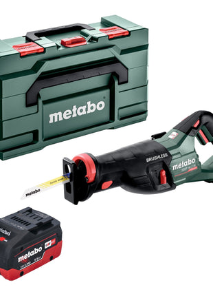 Metabo SSEP 18 LT BL Akku Säbelsäge 18 V 32 mm Brushless + 1x LiHD Akku 5,5 Ah + Metabox - ohne Ladegerät