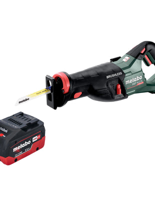 Sierra sable de batería Metabo SSEP 18 LT BL 18 V 32 mm sin escobillas + 1x batería LiHD 5,5 Ah - sin cargador