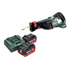 Sierra sable a batería Metabo SSEP 18 LT BL 18 V 32 mm sin escobillas + 2x batería LiHD 10,0 Ah + cargador