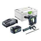 Festool BHC 18-Basic taladro percutor a batería 18 V 1,8 J SDS Plus Brushless + 1x batería recargable 5,0 Ah + cargador rápido + systainer