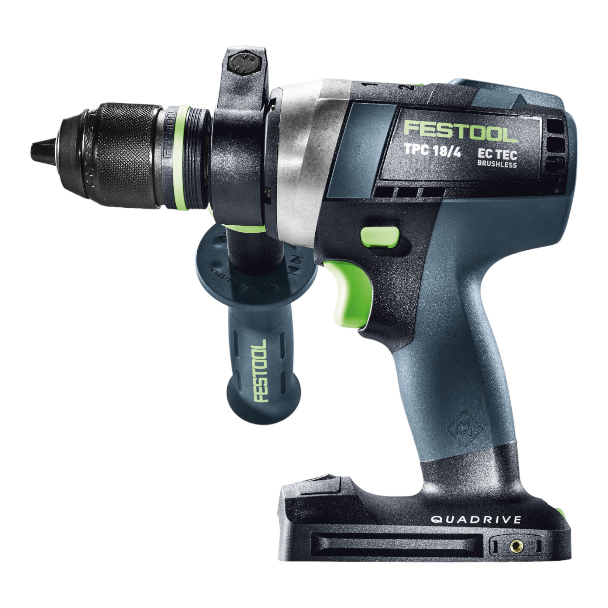 Festool TPC 18 4 I Basic Set Akku Schlagbohrschrauber 18 V 75 Nm Brushless 2x Akku 4 0 Ah Schnellladegeraet Systainer 4 - toolbrothers