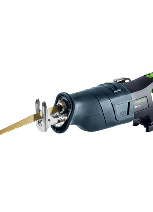 Sierra sable de batería Festool RSC 18 EB-Basic 18 V sin escobillas + 2x batería 8,0 Ah + cargador rápido + systainer