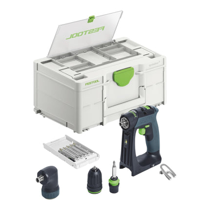 Festool CXS 18-Basic-Set cordless drill driver 18 V 40 Nm brushless + 1x battery 4.0 Ah + quick charger + systainer