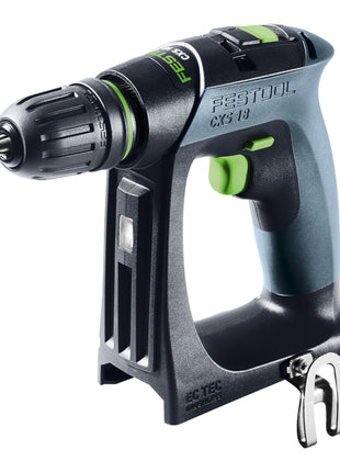 Festool CXS 18-Juego básico taladro atornillador inalámbrico 18 V 40 Nm sin escobillas + 2 baterías 8,0 Ah + cargador rápido + systainer