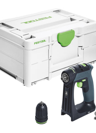 Festool CXS 18-Basic taladro atornillador a batería 18 V 40 Nm sin escobillas + 1x batería 4,0 Ah + cargador rápido + systainer