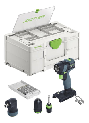 Festool TXS 18-Basic-Set akumulatorowa wiertarko-wkrętarka 18 V 40 Nm bezszczotkowa + 1x akumulator 5,0 Ah + szybka ładowarka + systainer