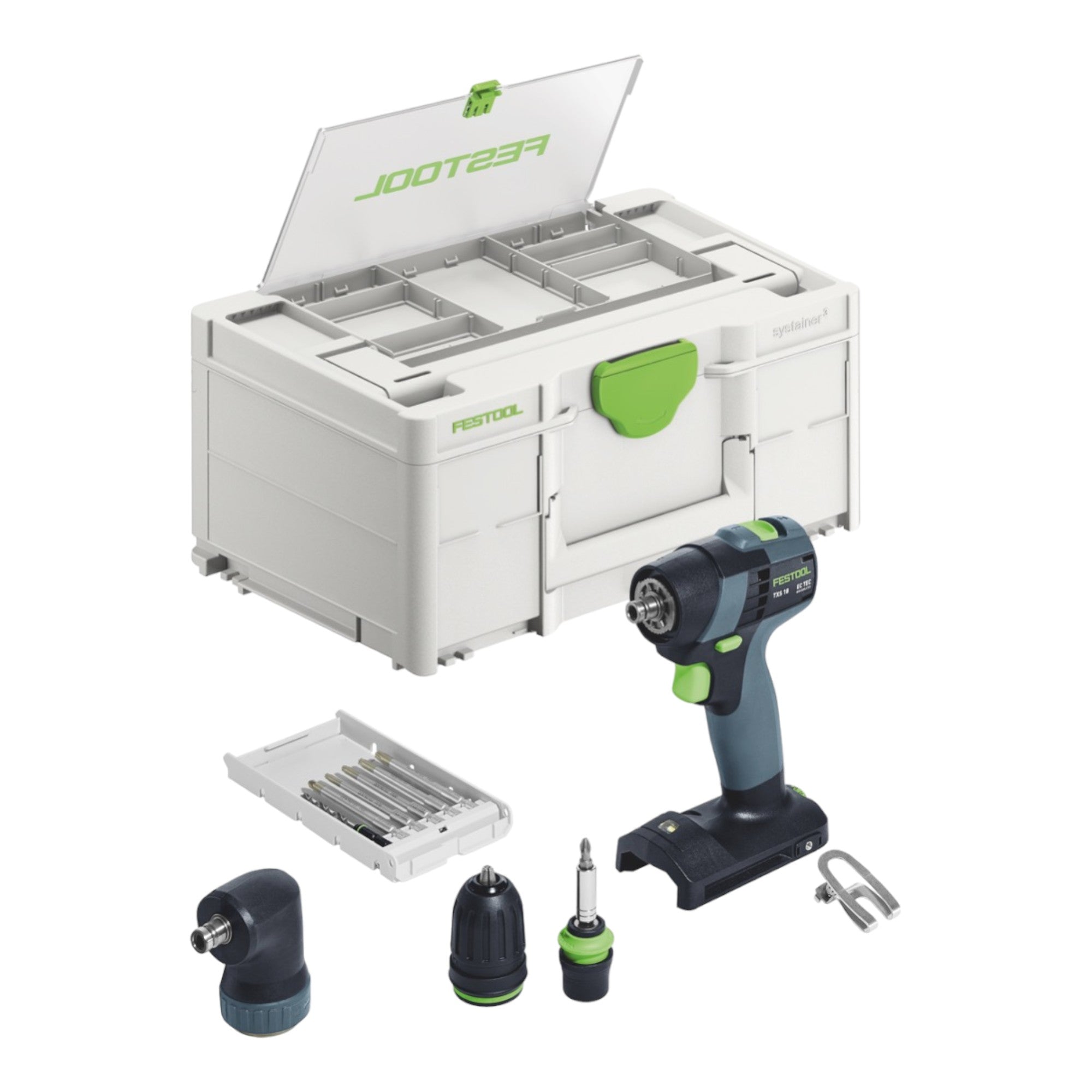 Festool TXS 18 Basic Set Akku Bohrschrauber 18 V 40 Nm Brushless 2x Akku 5 0 Ah Schnellladegeraet Systainer 1 - toolbrothers