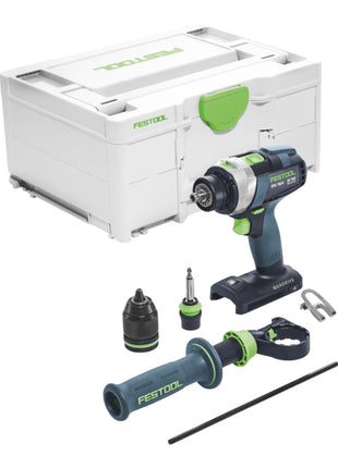 Festool TPC 18/4 I-Basic taladro percutor inalámbrico 18 V 75 Nm + 1x batería 4,0 Ah + cargador rápido + systainer